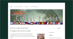 Desktop Screenshot of aglowglobalprayer.org